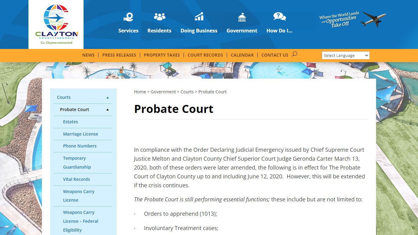 Probate Court | Clayton County, Georgia